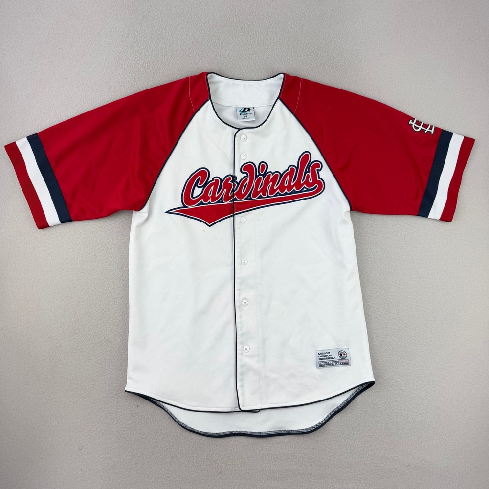 Vintage St Louis Cardinals Baseball Jersey Shirt‎ Adult M MLB Dynasty Retro Y2K